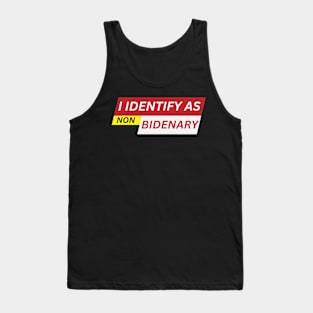 I identify as non Bidenary (v6) Tank Top